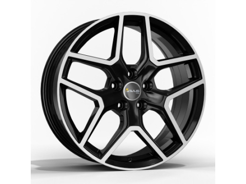 AC-519 7x 17 +40 5x108 AVUS 73,1 BLACK POLISHED